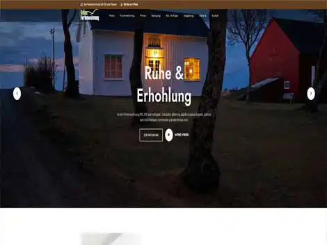 Website Ferienhaus Demo