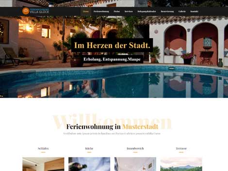 Homepage Demo Ferienwohnung