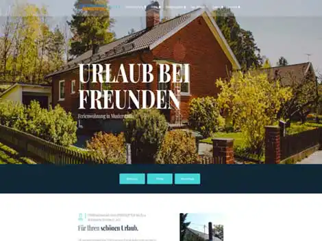 Homepage Demo Ferienwohnung