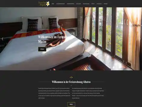 Homepage WordPress Ferienwohnung