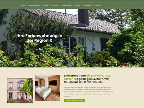 Homepage Demo Ferienwohnung