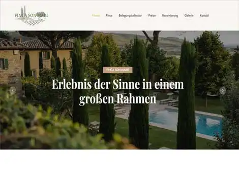 Homepage VorlageFinca